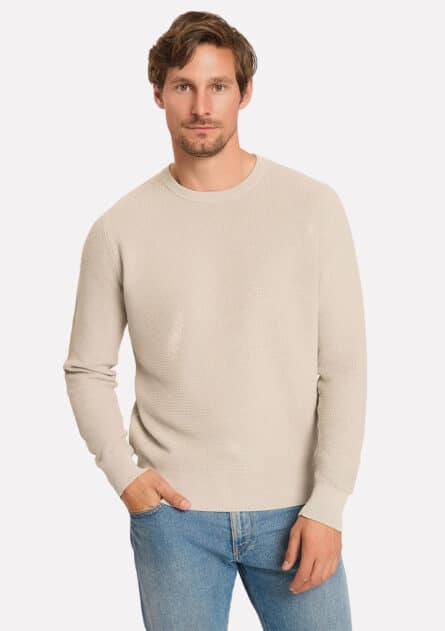 Mario Russo Waffle Pullover - Afbeelding 1