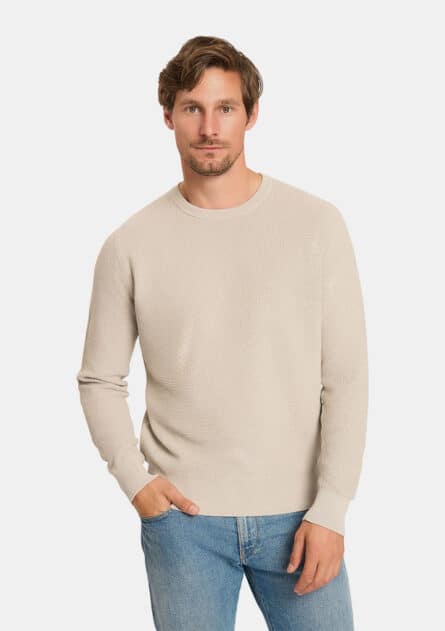 Mario Russo Waffle Pullover - Afbeelding 2